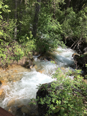 Cascade mountain trail